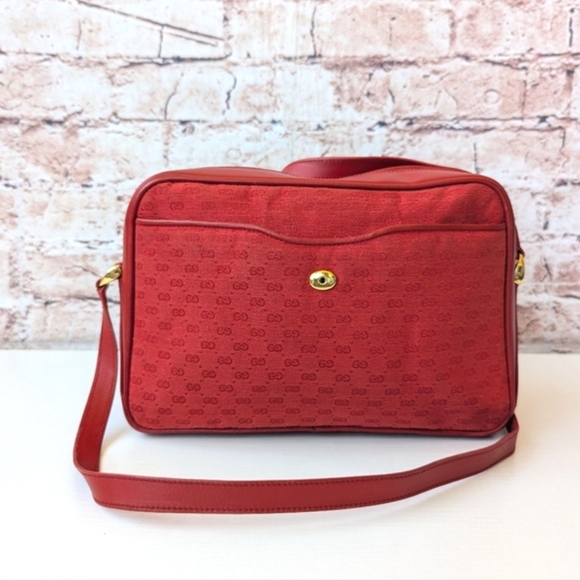 Gucci Handbags - GUCCI GG MONOGRAM CANVAS LEATHER WOMEN'S SHOULDER CROSSBODY BAG